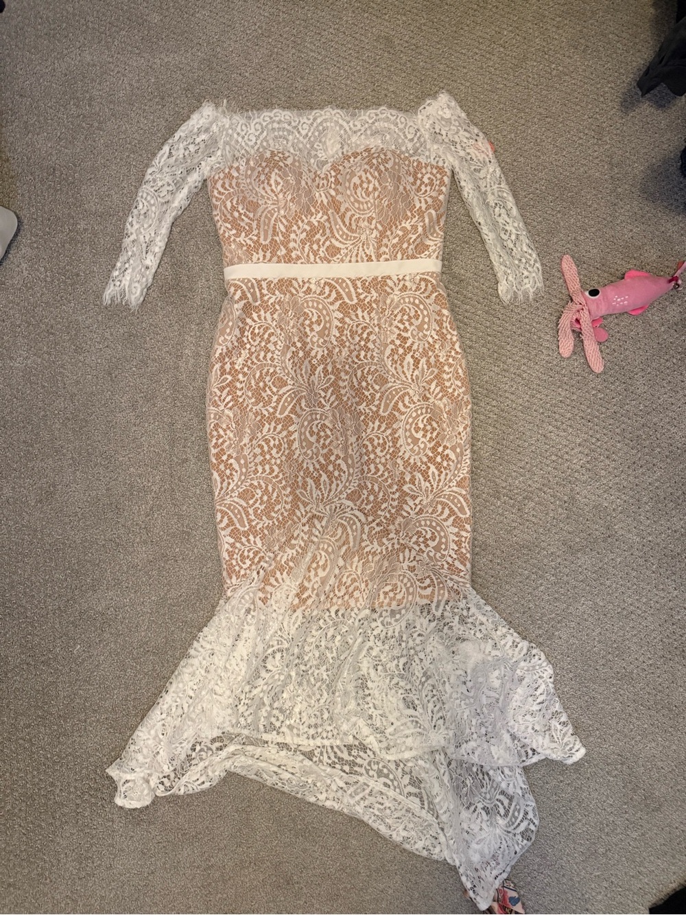 Ivory Lace Mermaid Dress delilah dress